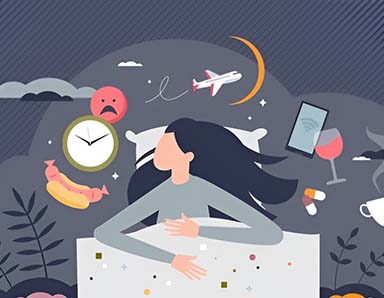 Insomnia causing trouble with sleeping at night