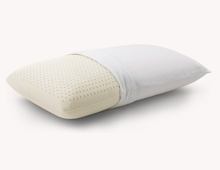 Latex pillow with pillowcase