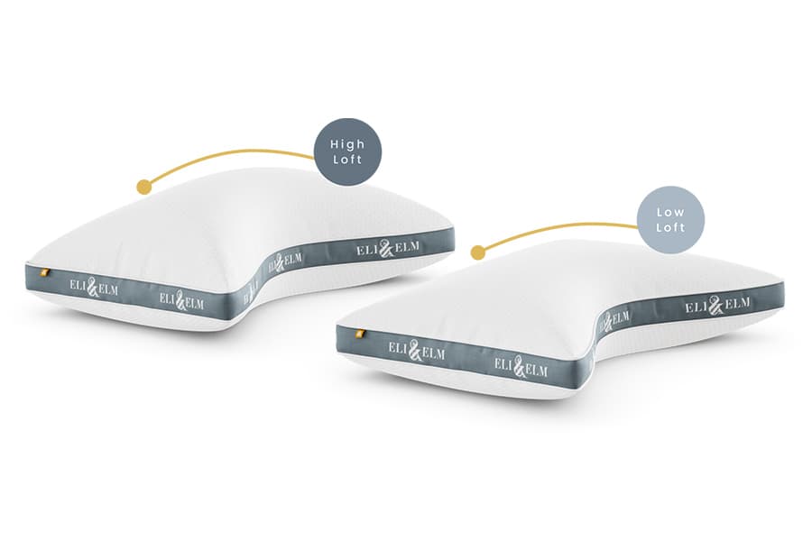 Customize loft to make your <br/>pillow fit you best.