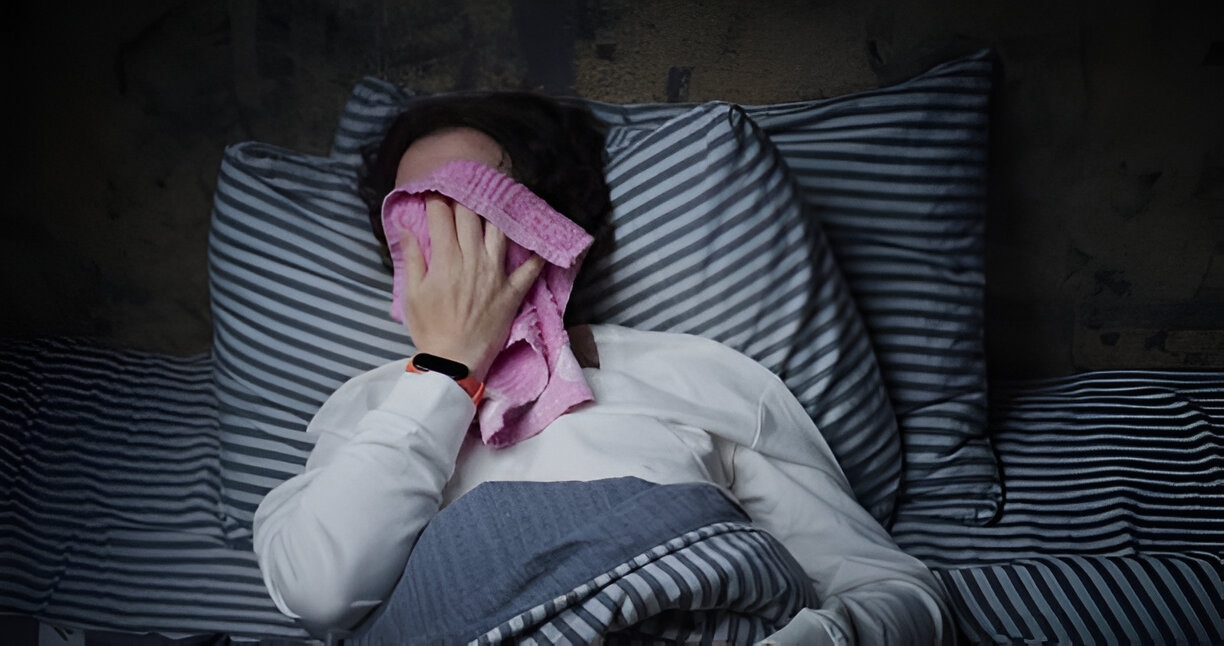 A Woman Facing Disruption in Sleeping Due to Night Sweat
