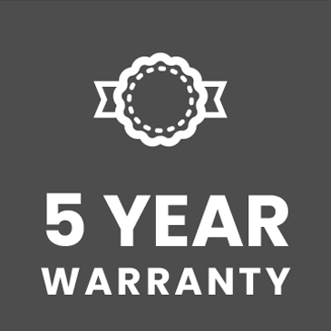 5-Year Warranty
