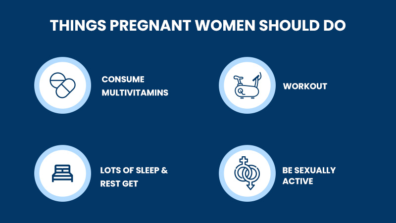 List of healthy habits pregnant women should follow