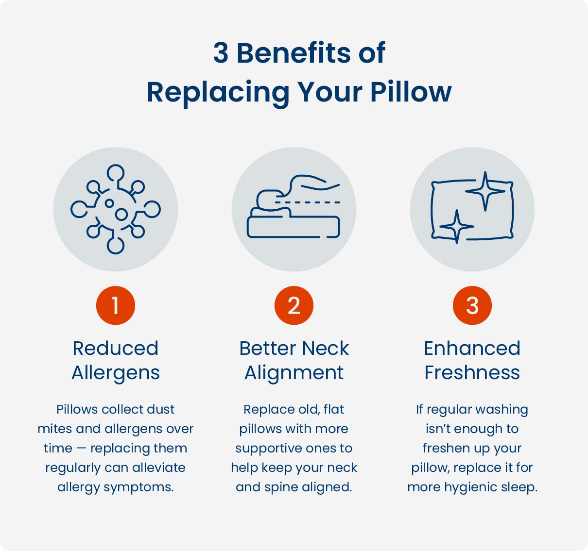 3 benefits of replacing your pillow