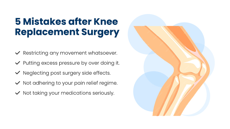 5 Mistakes after Knee Replacement Surgery