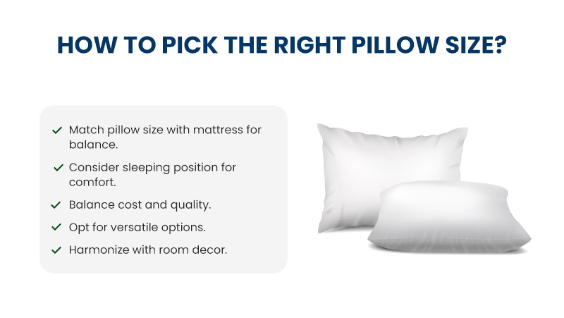How to Pick the Right Pillow Size