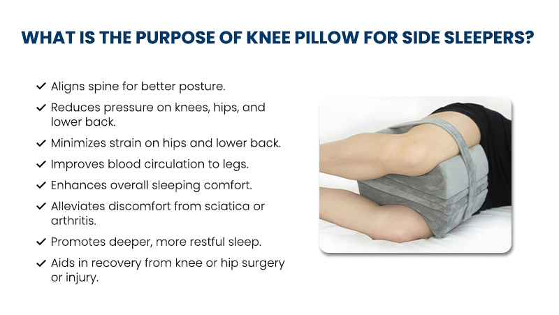 What is the purpose of knee pillow for side sleepers