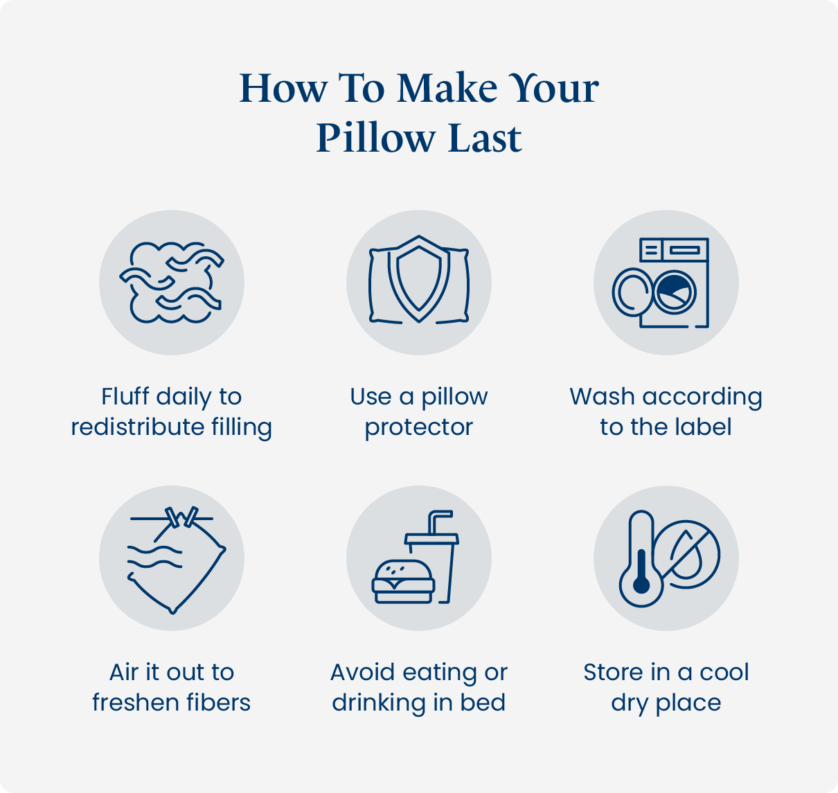 6 ways to extend the life of your pillow.