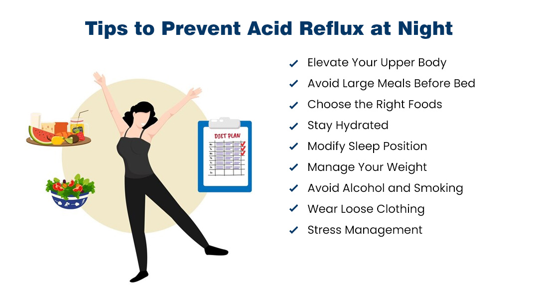 Tips to sleep with acid reflux to prevent the symptoms