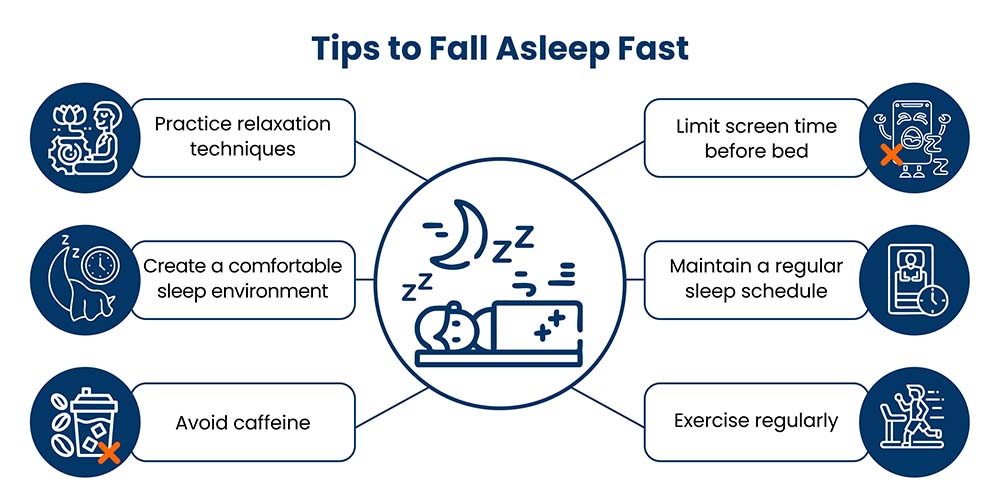 Effective tips to fall asleep faster