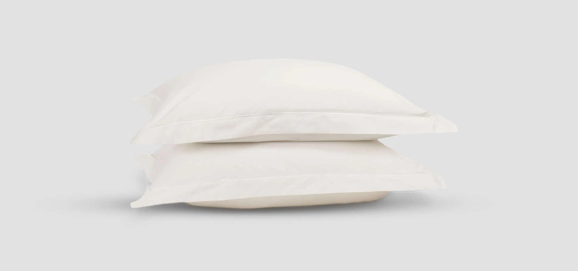 White cotton pillowcases