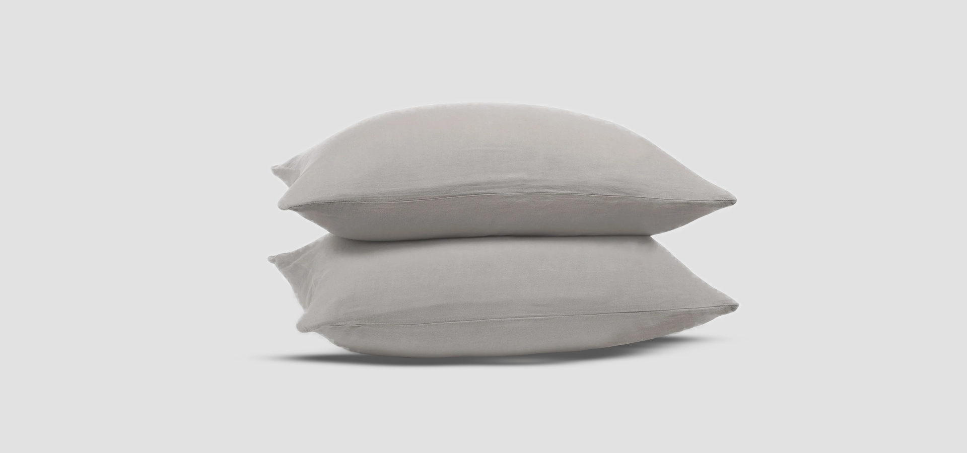 White linen pillowcases