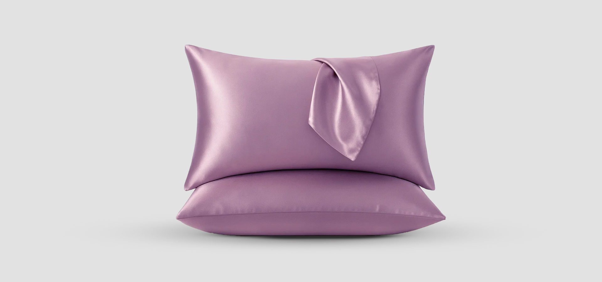 Pink satin pillowcases